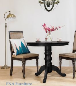 LAST 3 UNITS - Cottage Style Solid Wood 3ft Round Dining Table