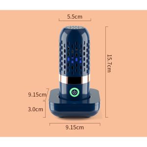 Protable Food Purifier Pesticide Disinfection Fruit Vegetable Washing Machine Capsule Shape Vegetable Sterilize Household Travel