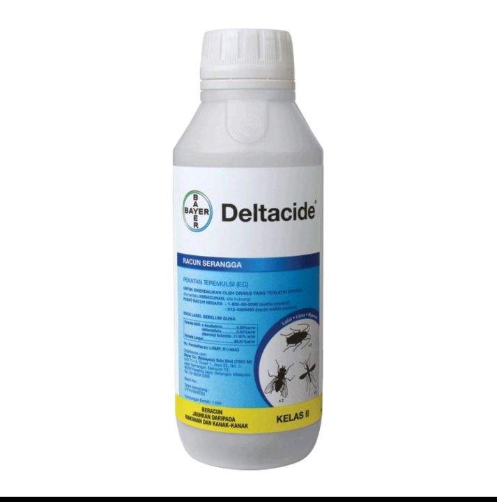 Bayer Deltacide 1 Litre Flies Mosquitoes Cockroaches Chemical Original