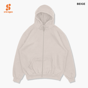 SWEPO Hoodie Zipper Polos Size M-XXL (Pria & Wanita)