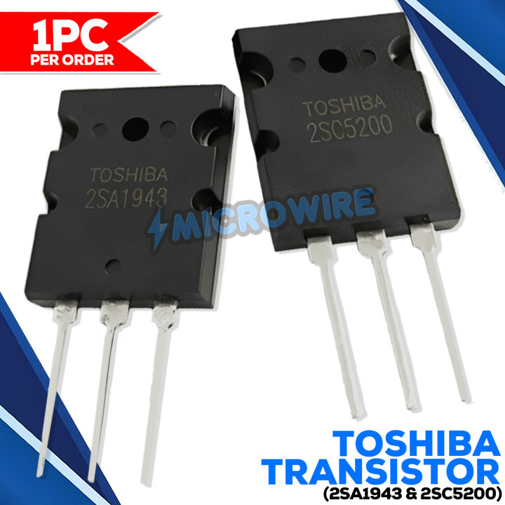Original Toshiba Transistor (2SA1943 & 2SC5200) | Lazada PH