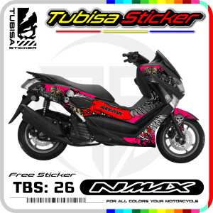 Stiker Decal Nmax Lama - Stiker Sticker Striping Variasi List Motor Nmax Lama/Old. TBS.26