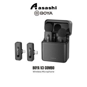 Boya V3 COMBO 2.4GHz Dual Channel Wireless Microphone