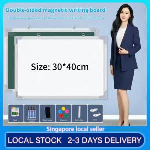 Dry Erase Board Wall Mounted 30x40cm Whiteboard Small Double-Sided Graffiti Drawing Board
