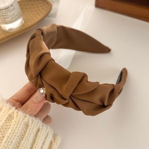 BANDO SCRUNCHIE Scrunchy Wanita Cewek Korea Korean Style LEBAR SIMPUL BANDANA KOREA ANTI PATAH HEADBAND KERITING DESAIN SILANG