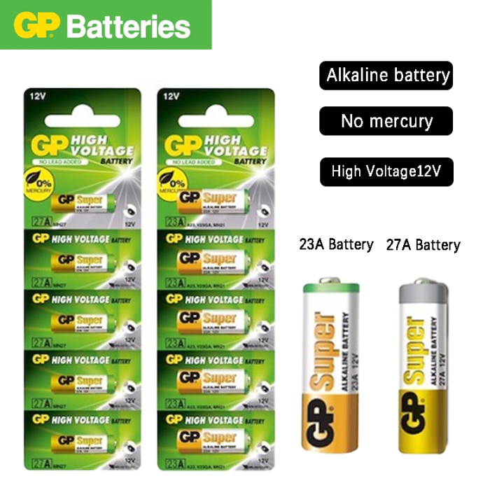 GP 23A 12V 27A 12V high-voltage alkaline battery anti-theft remote ...