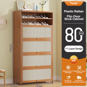 Bamboo Shoe Cabinet 7/9/11Layers Multi-Layer  Kitchen Storage Rack Shoe Rack Multi-functional Cabinet