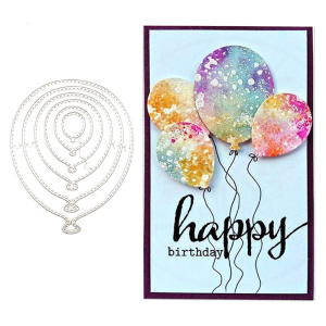 Balloon Metal Cutting Dies Stencil DIY Scrapbooking Album Paper Template Mold Embossing Decoration