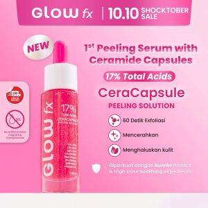 GLOW FX - 17% Total Acids CeraCapsule Peeling Solution - Serum Exfoliasi Wajah Mengandung Glycolic Acid Untuk Mencerahkan dan Menghaluskan Wajah