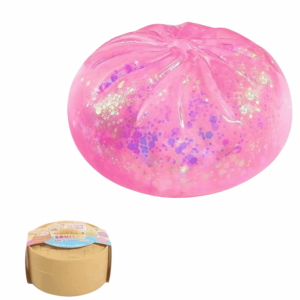 YOUSHI TOP Kim tuyến nhiều màu Đồ chơi bóp mềm hình bánh bao Bánh bao Thực phẩm chân thực Bánh bao nở chậm Đồ chơi giác quan Trong suốt Đồ chơi giảm căng thẳng hình bánh bao Quà tặng cho trẻ em