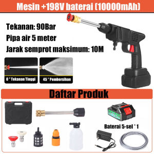 299V Mesin Cuci Mobil Alat Jet Cleaner Tekanan Tinggi Cuci Motor Mesin Semprot Cuci Mobil