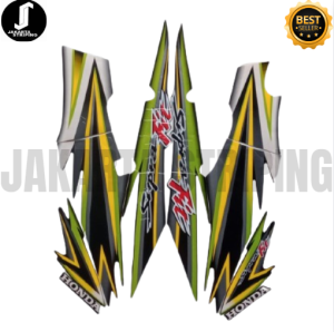 STIKER STRIPING STANDART MOTOR HONDA SUPRA FIT DISC 2005