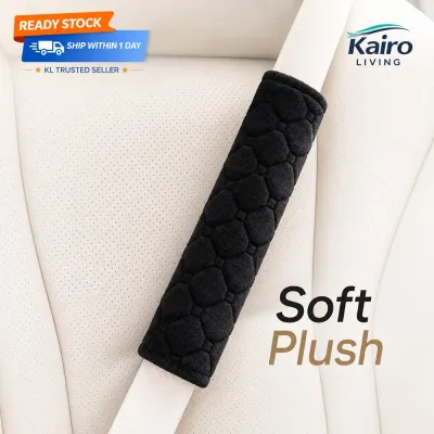 Car Plush Seat Belt Shoulder Pad Soft Cushion Seatbelt Cover | Tali Pinggang Kereta | Comfort Shoulder Protector 安全带护肩