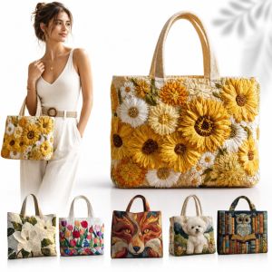 MAGIC WAND FOREBODE75DE7 2D Printed Patterns Women Printed Tote Bag Lightweight Vintage Travel Handbag Trendy Fashion Large Capacity Luxury Shoulder Bag Lady Girl