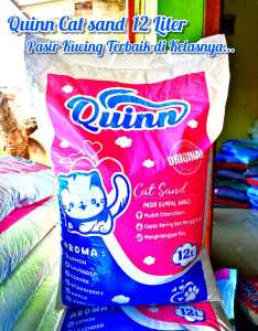 12 Liter Pasir Kucing Gumpal Wangi YUKI dan QUIN Cat Litter Penghilang Bau Kandang - Adelia Petshop