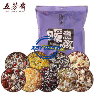 五谷杂粮粗粮营养八宝粥紫薯黑米红豆薏米早餐杂粮Whole Grains Coarse Grains Nutritious Eight Treasure Porridge Purple Potatoes Black Rice Red Beans Barley Breakfast Cereals