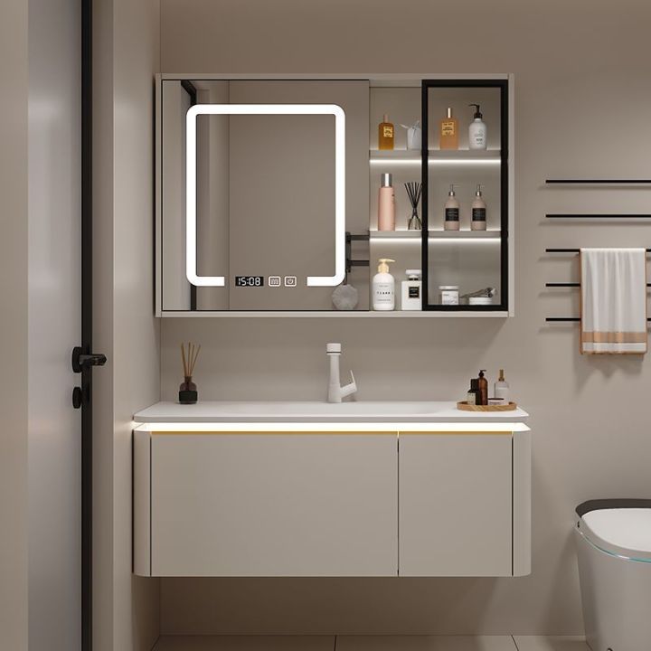 Storage Cabinet Bathroom Mirror Cabinet Corian Whole Washbi Good For SG ...