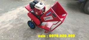Máy băm cành cây kèm lá tươi  máy có bánh xe di chuyển miễn ship