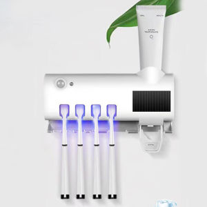 Toothbrush Holder with LED UV Light Sterilization Function