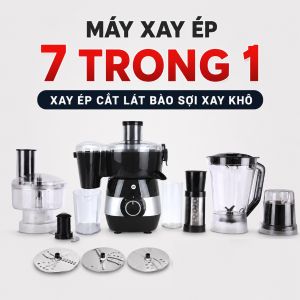 Máy Xay Đa Năng 7 Trong 1 Mishio MK323 - Hàng Chính Hãng