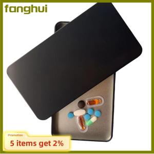 fanghui Paper Money Holder Tinplate Currency Tray Small Metal Cash Storage Box Convenient Money Protector Case Organization