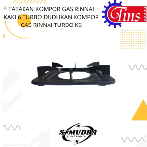 TATAKAN KOMPOR GAS RINNAI KAKI 6 TURBO DUDUKAN KOMPOR GAS RINNAI TURBO K6