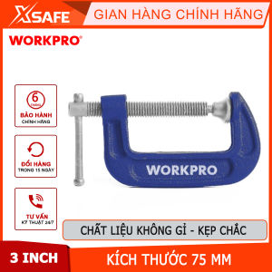 Cảo chữ C 3 inch 75mm Workpro - WP232018