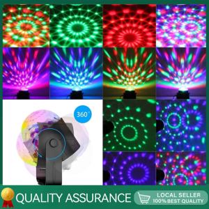 【Quality Assurance】Sound Sensor Activated Party Light Strobe Lamp 7 Modes RGB Sound Activated Light with Remote Control RBG Disco Ball