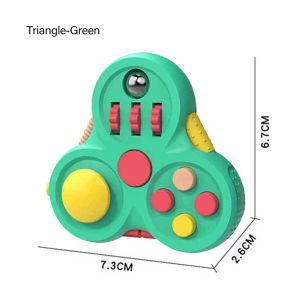 Fidget Pad 10 In 1 Fidget Toys Antistress Fidget Pack Superior Spinner Figet Toys Hand Busy Pad Relax Anxiety Toys Autism