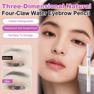 【XIXI】4 Claw Water Brow Pen Eyebrow Pencil Microblading Effect Waterproof/Sweatproof/Smudgeproof/Long Lasting/Easy Use Eyebrow Tool