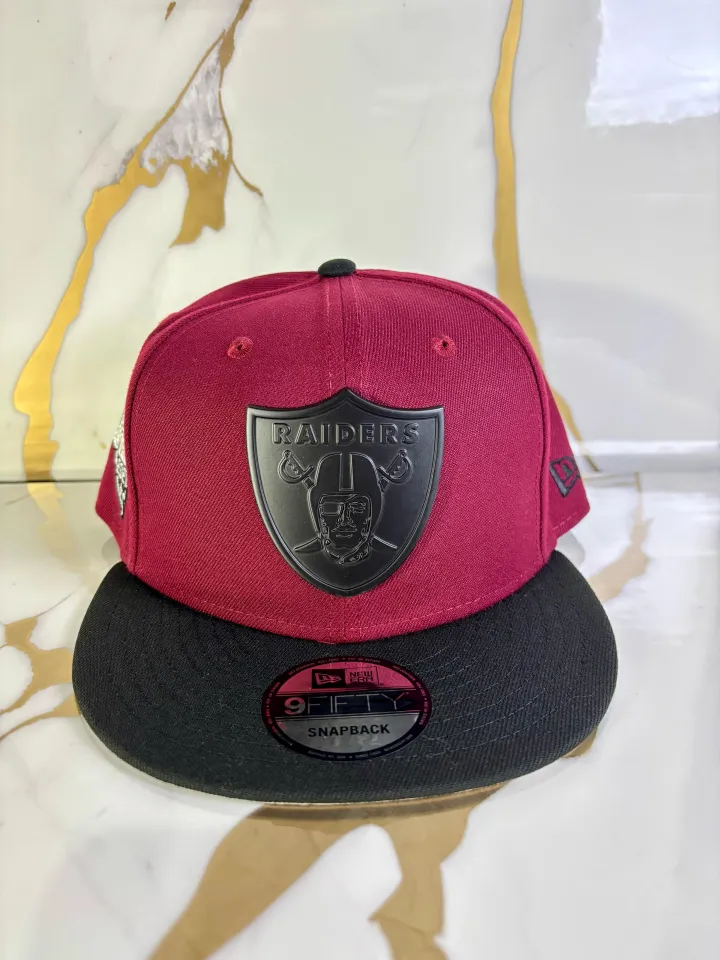 Topi New Era Las Vegas Raiders Burgundy 2020 Inaugural Season