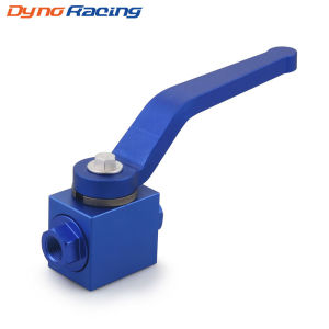 1/8“NPT Steel billet aluminum brake line locking and shut-off valve Fuel flow control shut-off valve