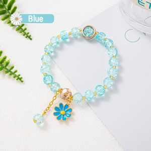 Bevavar Gelang Bunga Matahari Gelang Manik kristal anak perempuan Bracelet