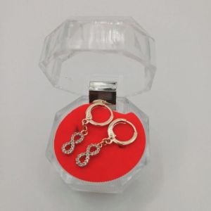 Anting Wanita Anting Aul 02 Alloy Lapis Mas 18K Permata Zirconia Premium Quality & Tahan Lama EP013G