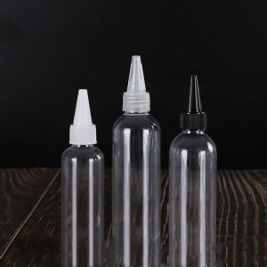 30pcs Plastic Clear Bottle Repeated Line Lotion Travel Portable Lotion Classification Bottle 30/60/100ml