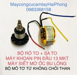 MÔ TƠ TỪ MÁY SIẾT MỞ BU-LÔNG KHÔNG CHỔI THAN 21VDC /198VF