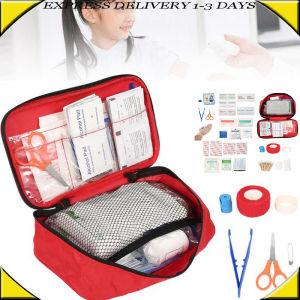 【1 Year Warranty】(180 PCS/SET) Portable First Aid Kit Medical Survival BagMini Emergency Bag For CarHomePicnicCamping Travelling And Other Outdoor ActiviesComplete Home Medical Bag