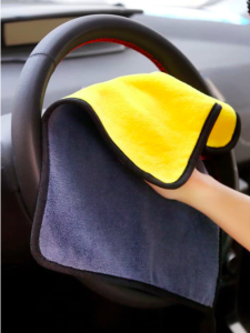Khăn lau xe MICROFIBER mềm mịn siêu thấm hút chuyên lau ô tô xe máy spa