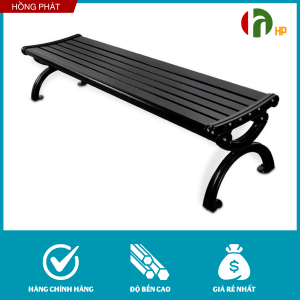 Ghế nhôm thanh định hình không lưng ghế băng dài 1m8 ghế công viên VHP10