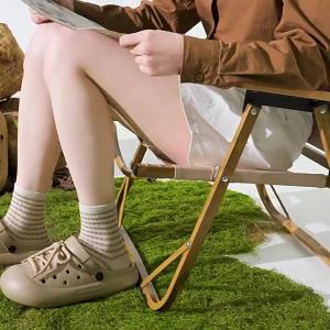 [Free Shipping] Korean-Style WomenS Clogs EVA Lace-Up Thick-Soled Closed-Toe Sandals Summer Non-Slip Outdoor Wear
