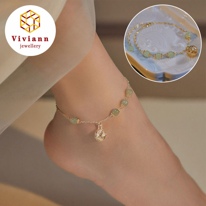 Jade anklet deals