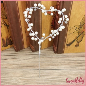 Sweet Belly มงกุฎแต่งเค้ก มงกุฏไข่มุก ตกแต่งเพิ่มความน่ารัก เค้ก DIY อุปกรณ์ทำเค้ก Cake crown