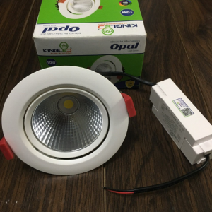 Đèn LED Âm Trần Opal 16W Spotlight KINGLED DLR-16SS-T130 Đèn Trang Trí Chiếu Rọi Lỗ Khoét D110mm Bảo Hành 2 Năm