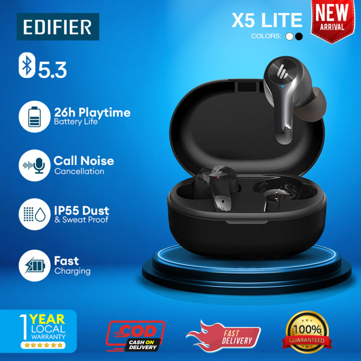 Edifier X5 Lite TWS True Wireless In Ear Earphone usb type c