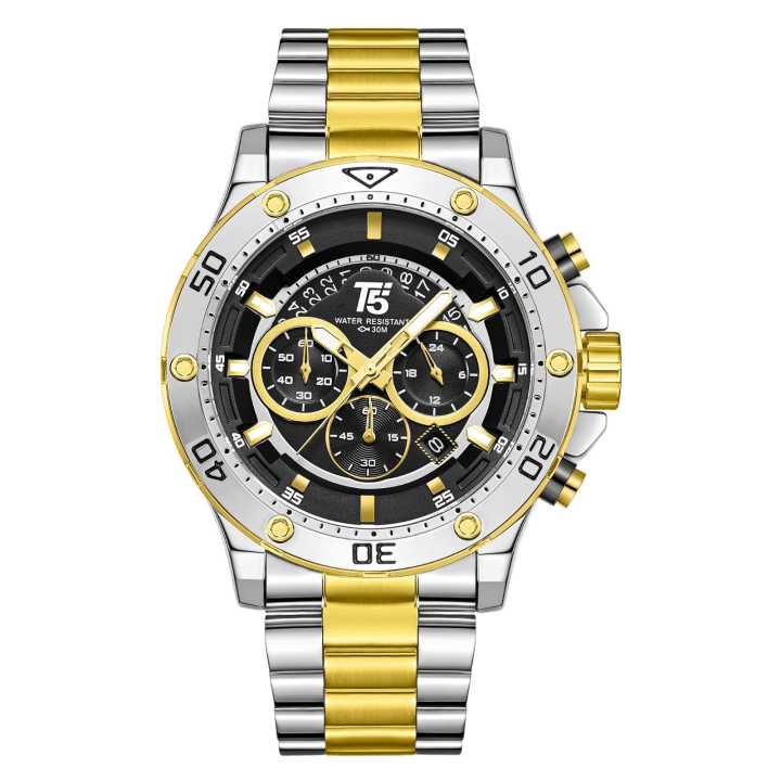 Best Seller !!! Jam Tangan T5 Terbaru H 3783G Pria Analog Chrono dan ...