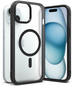 [ORI] RINGKE [FUSION BOLD Magnetic] Rigid Strong Compatible iPhone 15 Plus/ 15 MagSafe Translucent Hard Shockproof Soft TPU Bumper Case