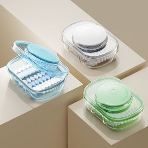 2 In 1 Multifunctional Pill Cutter Storage Portable Tablet Divider Dispenser Dustproof Waterproof