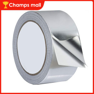 5cm*20m Aluminum Foil Butyl Rubber Tape Ducting Hose Repair Tape Fireproof Waterproof Duct Repair Tape