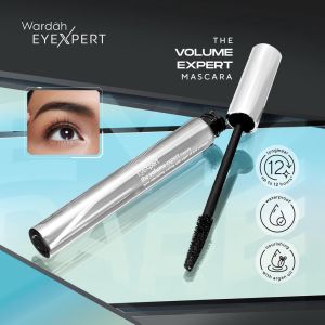 Wardah The Volume Eyexpert Mascara 10ml BPOM Maskara Waterproof Anti Air Tahan Lama Anti Gumpal Untuk Tampilan Mata Bervolume