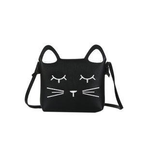 Túi đeo chéo bé gái da PU từ 3-10 túi đeo chéo mini hình mèo thời trang bé gái túi đeo cho bé Pama STORE PK83